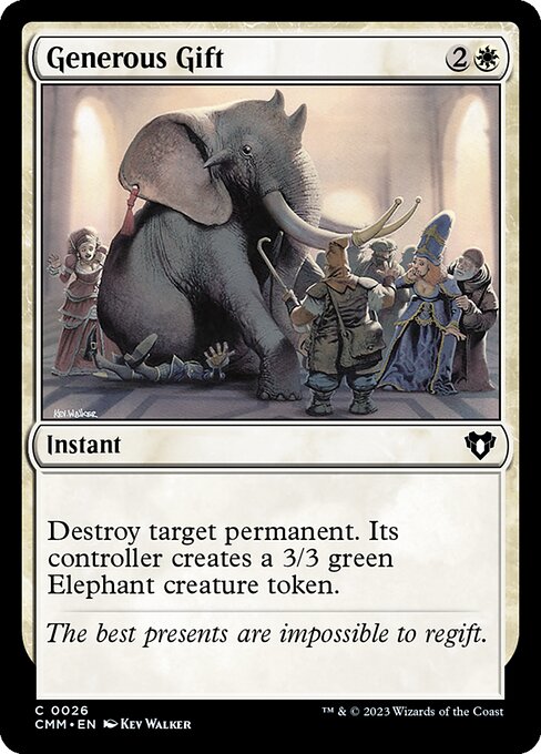 Generous Gift (CMM 26) [Commander Masters]
