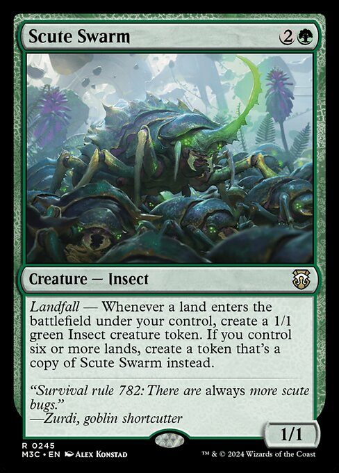 Scute Swarm (M3C 245) [Modern Horizons 3 Commander]
