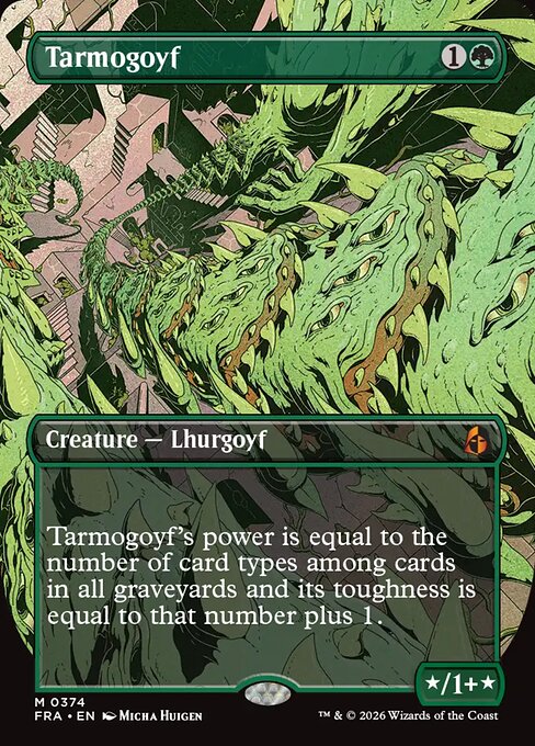 Tarmogoyf (Borderless) (FRA 374) [Reality Fracture]