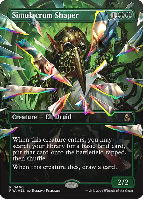 Simulacrum Shaper (Borderless · Full Art) (FRA 460) [Reality Fracture]