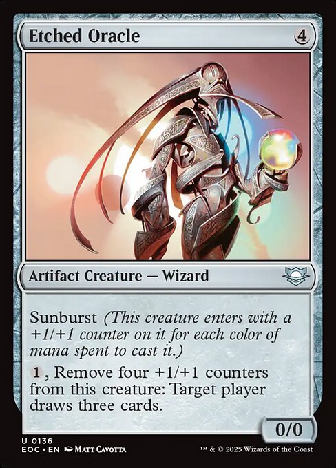 Etched Oracle (EOC 136) [Edge of Eternities Commander]