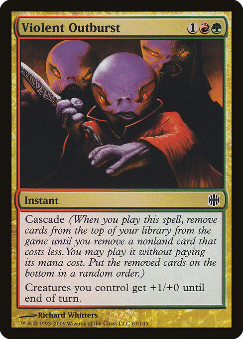 Violent Outburst (ARB 63) [Alara Reborn]