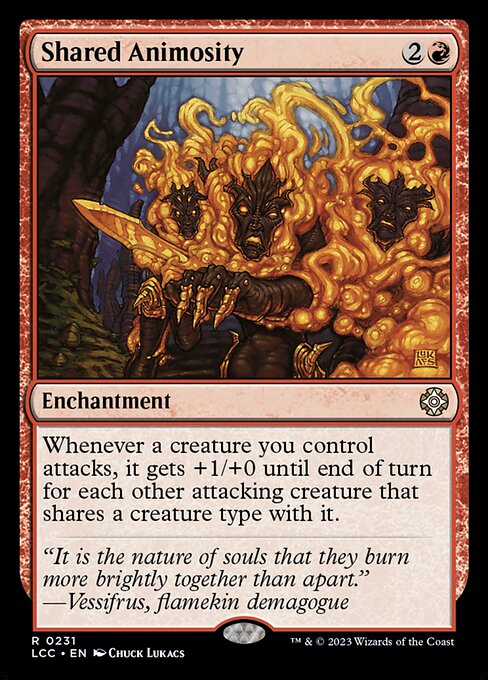 Shared Animosity (LCC 231) [The Lost Caverns of Ixalan Commander]