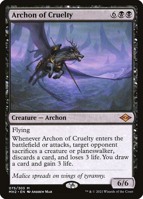 Archon of Cruelty (MH2 75) [Modern Horizons 2]