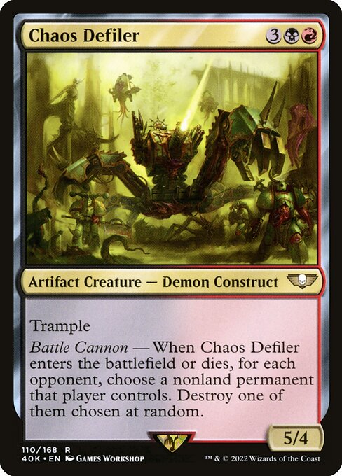 Chaos Defiler (40K 110) [Warhammer 40,000 Commander]