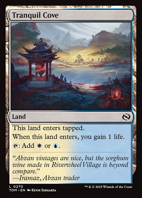 Tranquil Cove (TDM 270) [Tarkir: Dragonstorm]