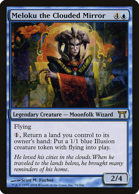 Meloku the Clouded Mirror (CHK 74) [Champions of Kamigawa]