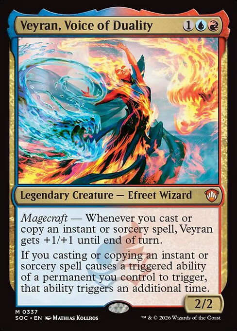 Veyran, Voice of Duality (SOC 337) [Secrets of Strixhaven Commander]