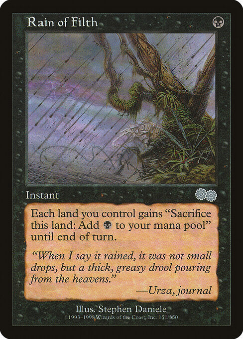 Rain of Filth (USG 151) [Urza's Saga]