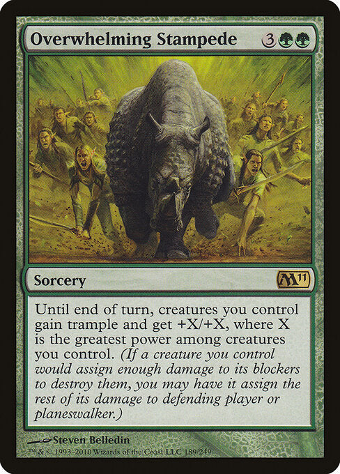 Overwhelming Stampede (M11 189) [Magic 2011]