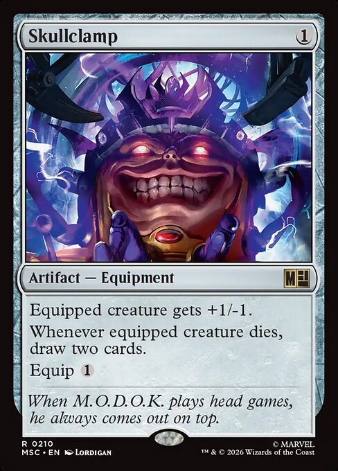 Skullclamp (MSC 210) [Marvel Super Heroes Commander]