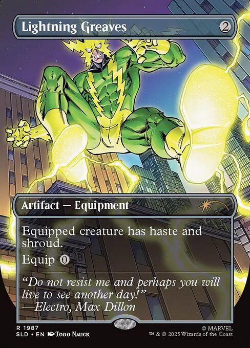 Lightning Greaves (SLD 1987) [Secret Lair Drop]