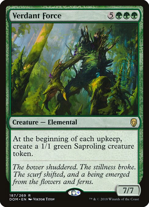Verdant Force (DOM 187) [Dominaria]