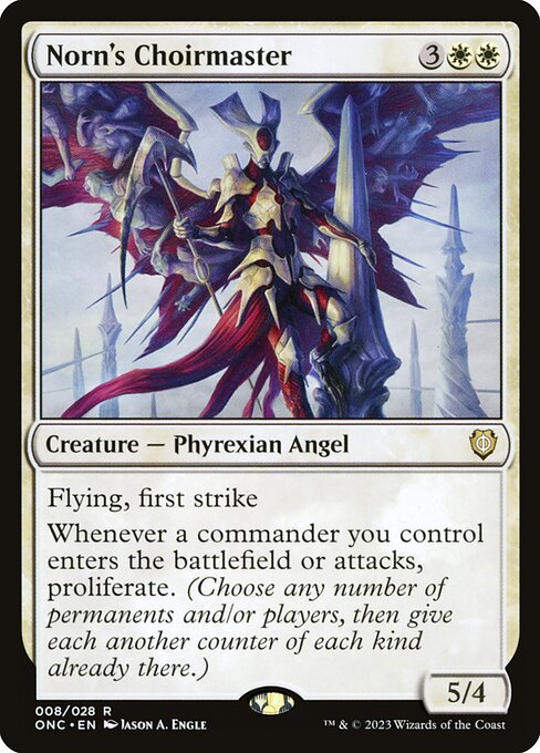 Norn's Choirmaster (ONC 8) [Phyrexia: All Will Be One Commander]