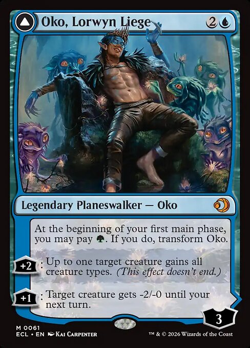 Oko, Lorwyn Liege // Oko, Shadowmoor Scion (ECL 61) [Lorwyn Eclipsed]