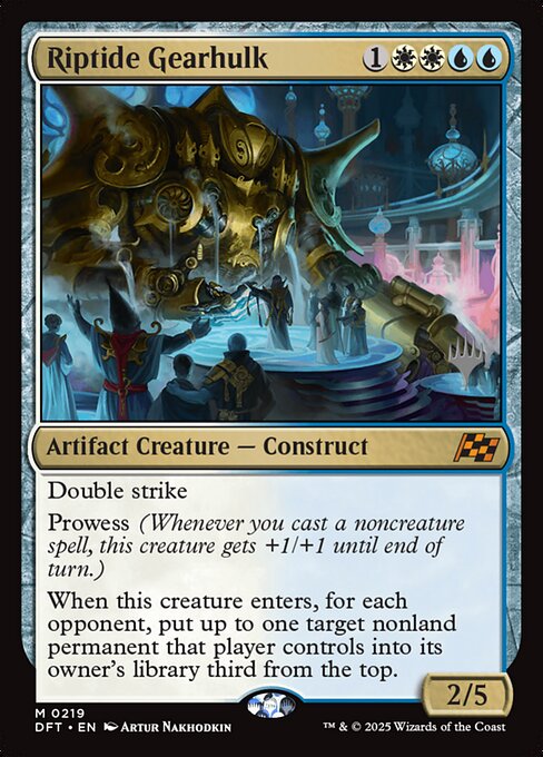 Riptide Gearhulk (PDFT 219p) [Aetherdrift Promos]