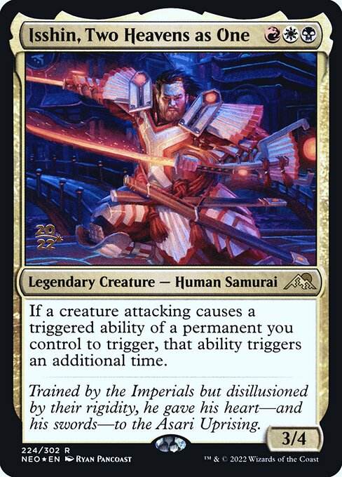 Isshin, Two Heavens as One (PNEO 224s) [Kamigawa: Neon Dynasty Promos]