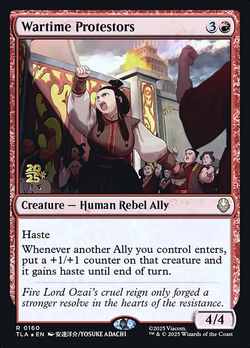 Wartime Protestors (PTLA 160s) [Avatar: The Last Airbender Promos]