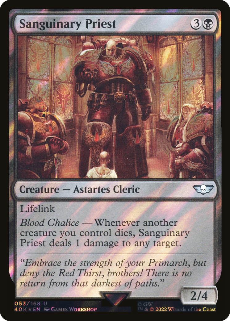 Sanguinary Priest (Surge Foil) [Warhammer 40,000]