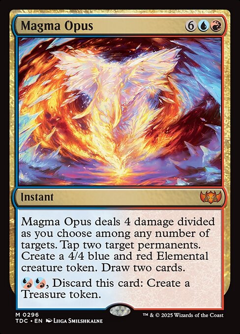 Magma Opus (TDC 296) [Tarkir: Dragonstorm Commander]