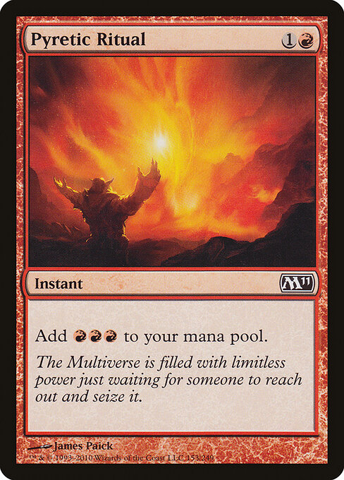 Pyretic Ritual (M11 153) [Magic 2011]