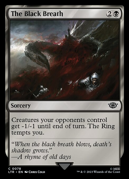 The Black Breath (LTR 78) [The Lord of the Rings: Tales of Middle-earth]