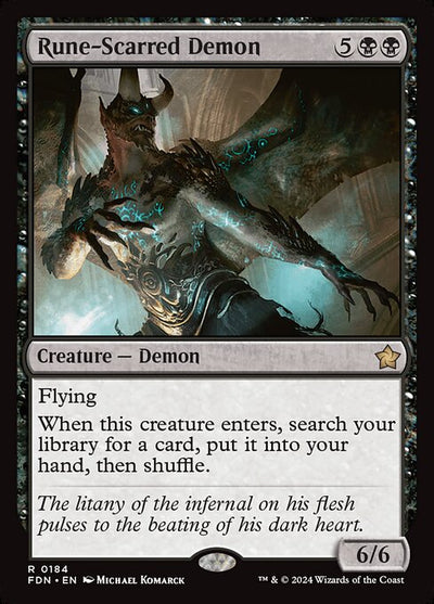 Rune-Scarred Demon (FDN 184) [Foundations]