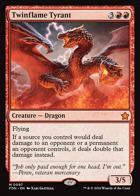 Twinflame Tyrant (FDN 97) [Foundations]