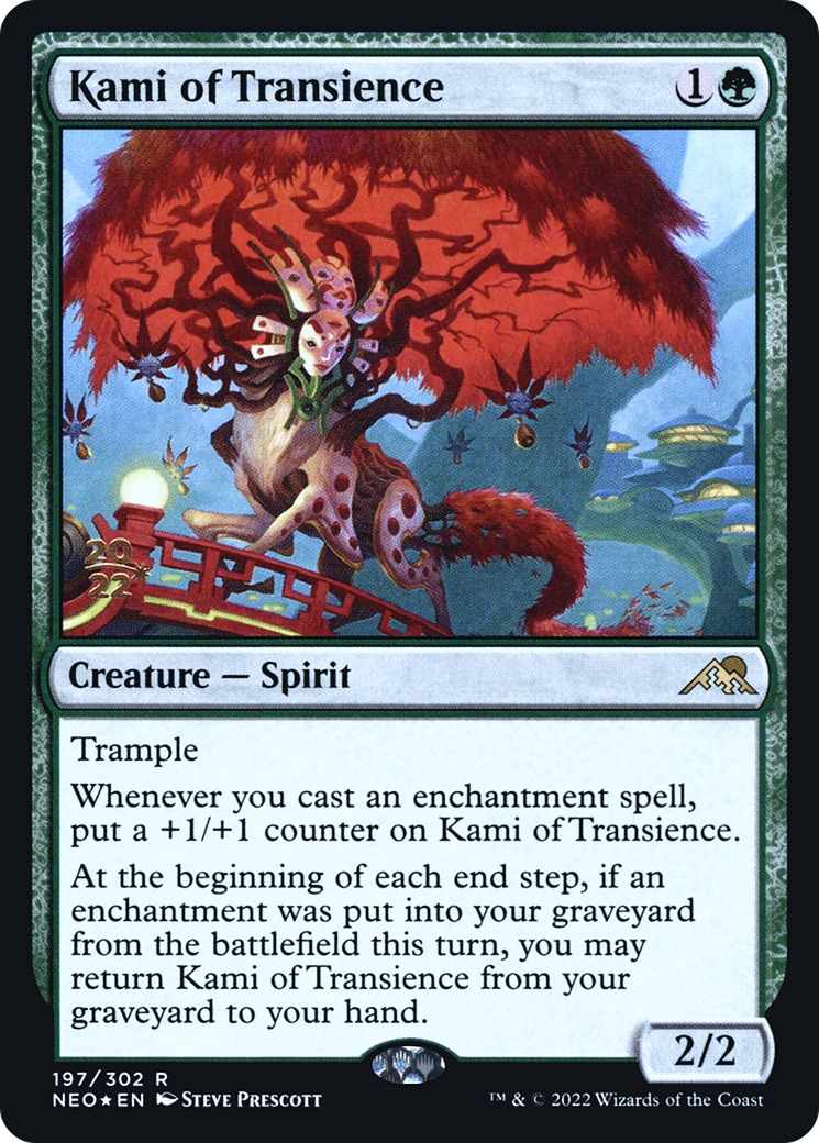 Kami of Transience [Kamigawa: Neon Dynasty Prerelease Promos]