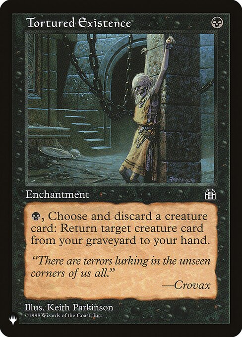 Tortured Existence (Retro Frame) (PLST STH-74) [The List]