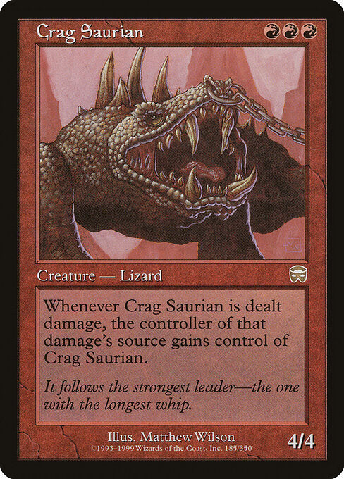 Crag Saurian (MMQ 185) [Mercadian Masques]