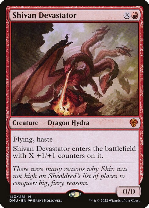Shivan Devastator (DMU 143) [Dominaria United]