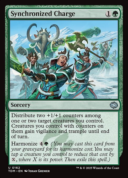 Synchronized Charge (TDM 162) [Tarkir: Dragonstorm]
