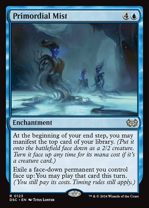 Primordial Mist (DSC 123) [Duskmourn: House of Horror Commander]