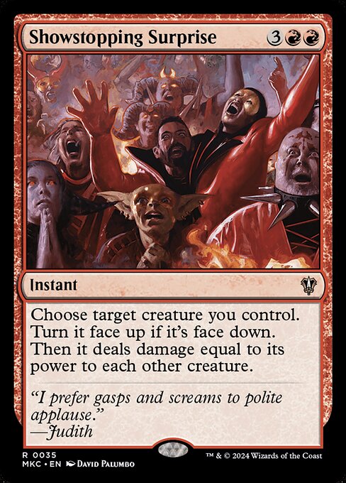 Showstopping Surprise (MKC 35) [Murders at Karlov Manor Commander]