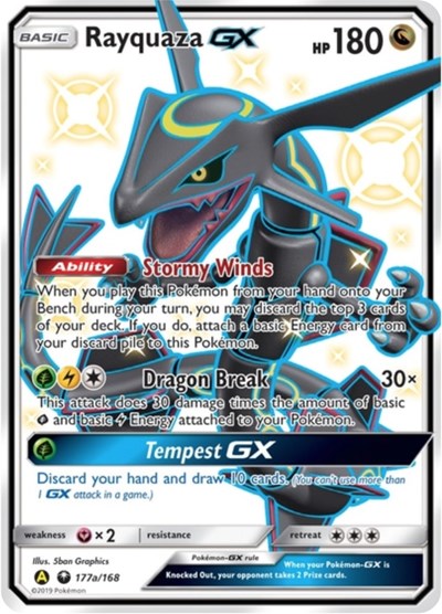 Rayquaza GX 177a 168 (PR 177a/168) [Alternate Art Promos]
