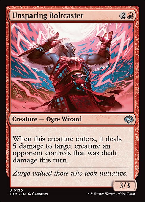 Unsparing Boltcaster (TDM 130) [Tarkir: Dragonstorm]