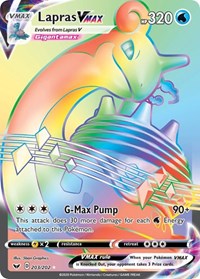 Lapras VMAX (Secret) (203/202) [SWSH01: Sword & Shield Base Set]