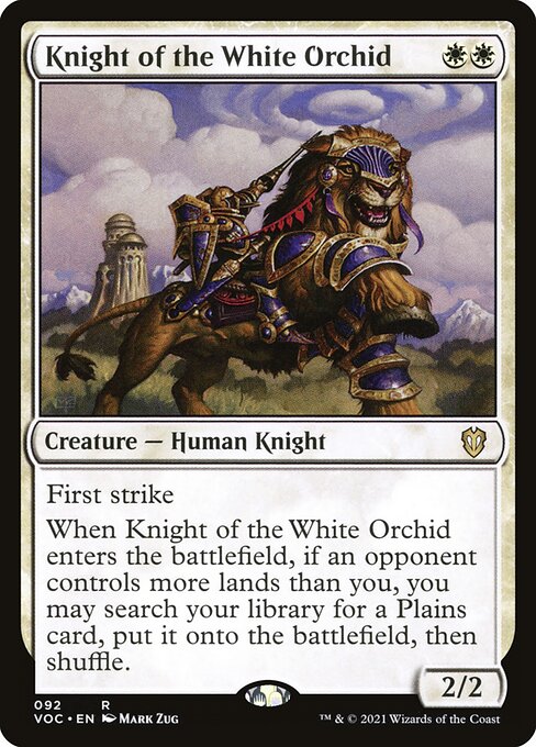 Knight of the White Orchid (VOC 92) [Crimson Vow Commander]