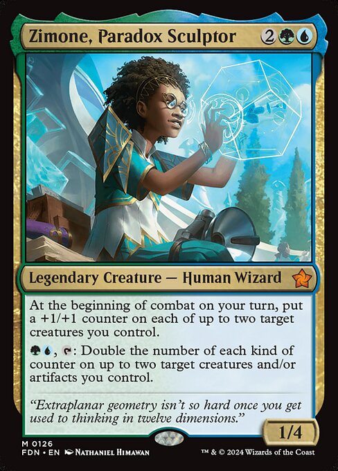 Zimone, Paradox Sculptor (FDN 126) [Foundations]