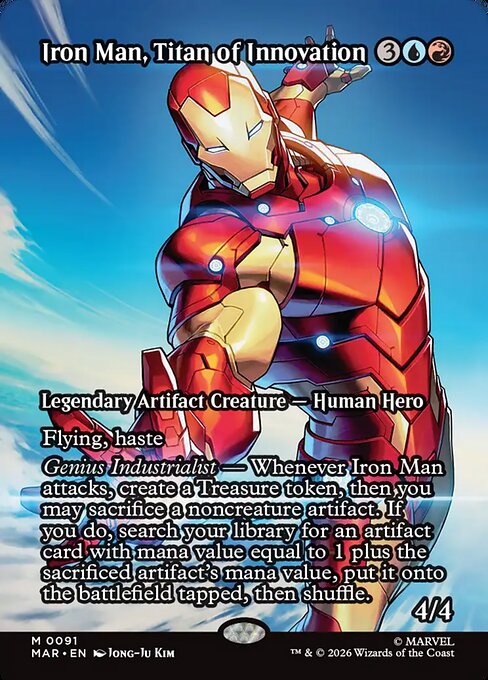 Iron Man, Titan of Innovation (MAR 91) [Marvel Universe]