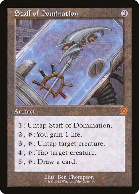 Staff of Domination (BRR 56) [The Brothers' War Retro Artifacts]