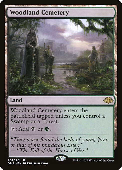 Woodland Cemetery (DMR 261) [Dominaria Remastered]