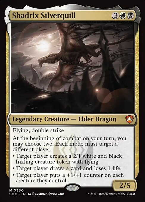 Shadrix Silverquill (SOC 330) [Secrets of Strixhaven Commander]