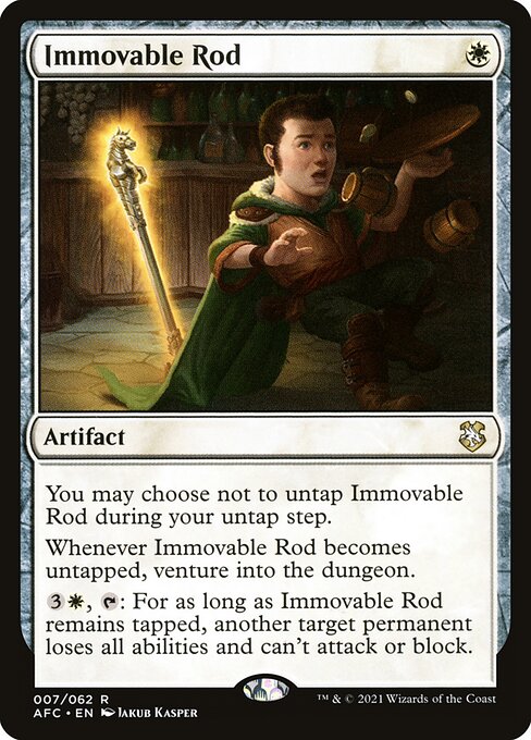 Immovable Rod (AFC 7) [Forgotten Realms Commander]