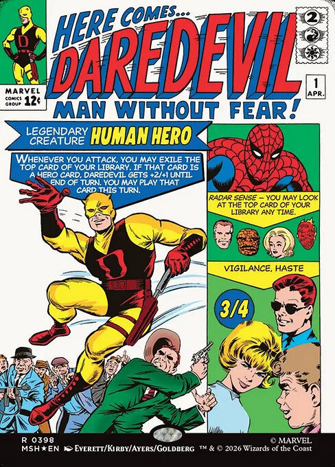 Daredevil, Man Without Fear (MSH 398) [Marvel Super Heroes]