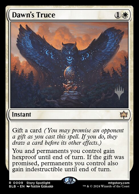 Dawn's Truce (PBLB 9p) [Bloomburrow Promos]