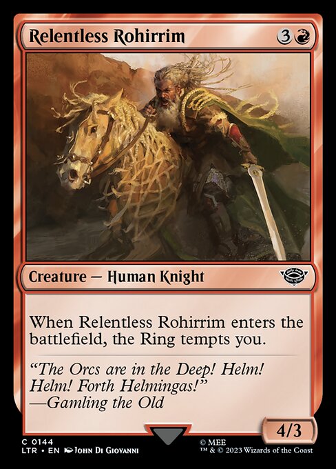 Relentless Rohirrim (LTR 144) [The Lord of the Rings: Tales of Middle-earth]