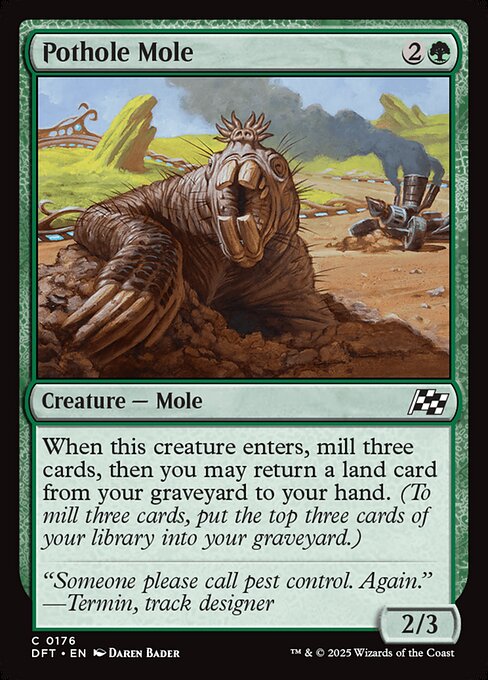 Pothole Mole (DFT 176) [Aetherdrift]