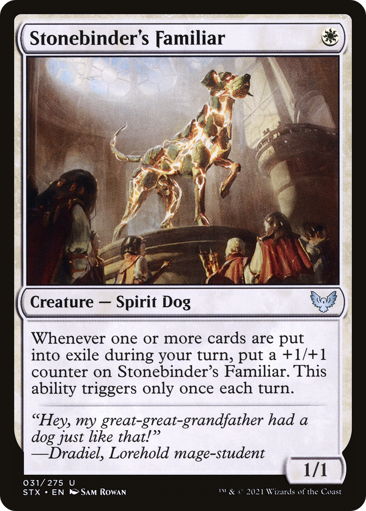 Stonebinder's Familiar [Strixhaven: School of Mages]